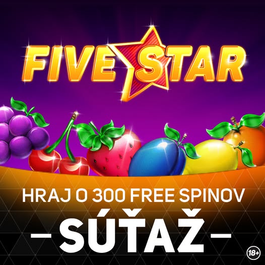 Súťaž o 300 FREE SPINOV