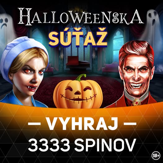 Halloweenskych 3333 free spinov
