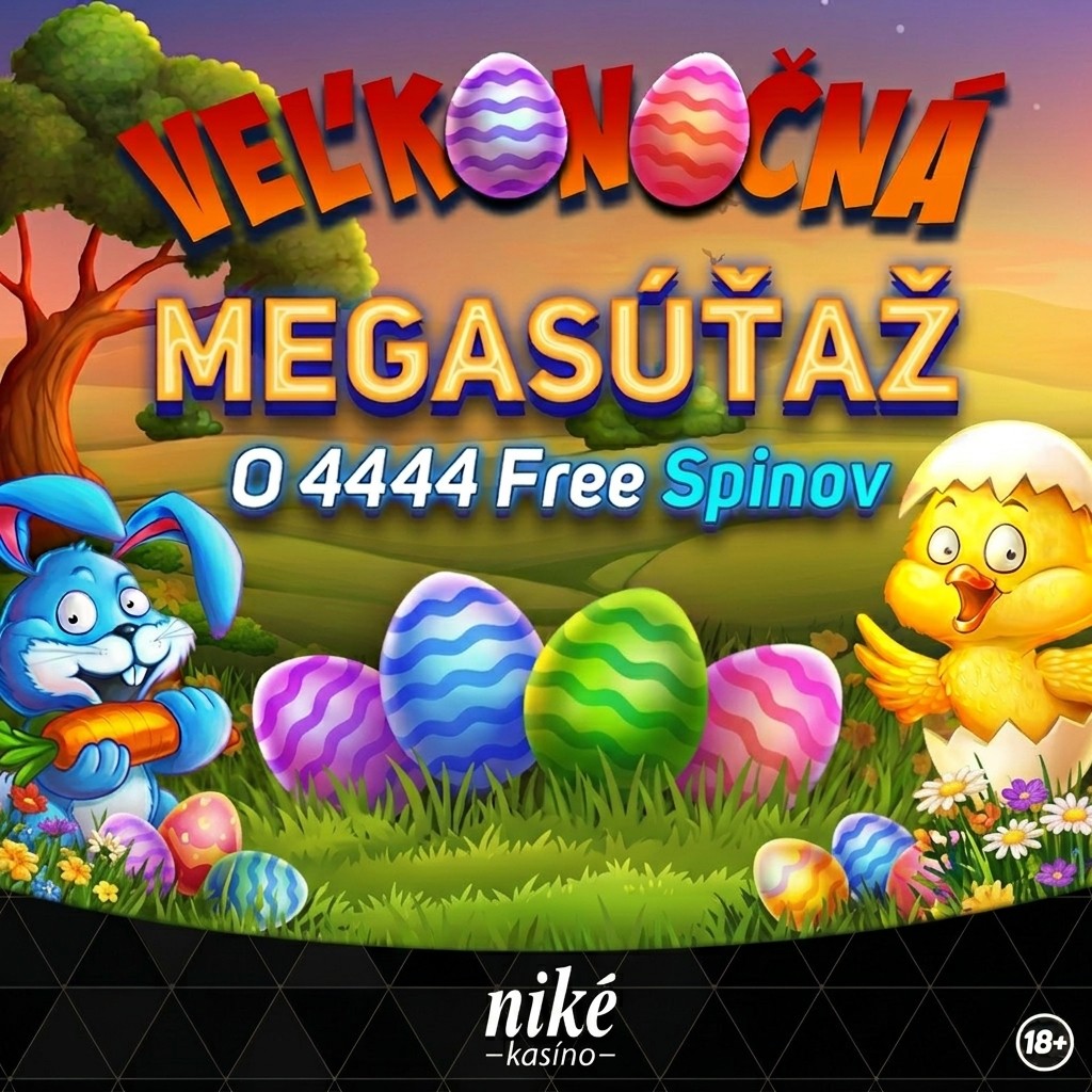 Súťaž o 4 444 spinov