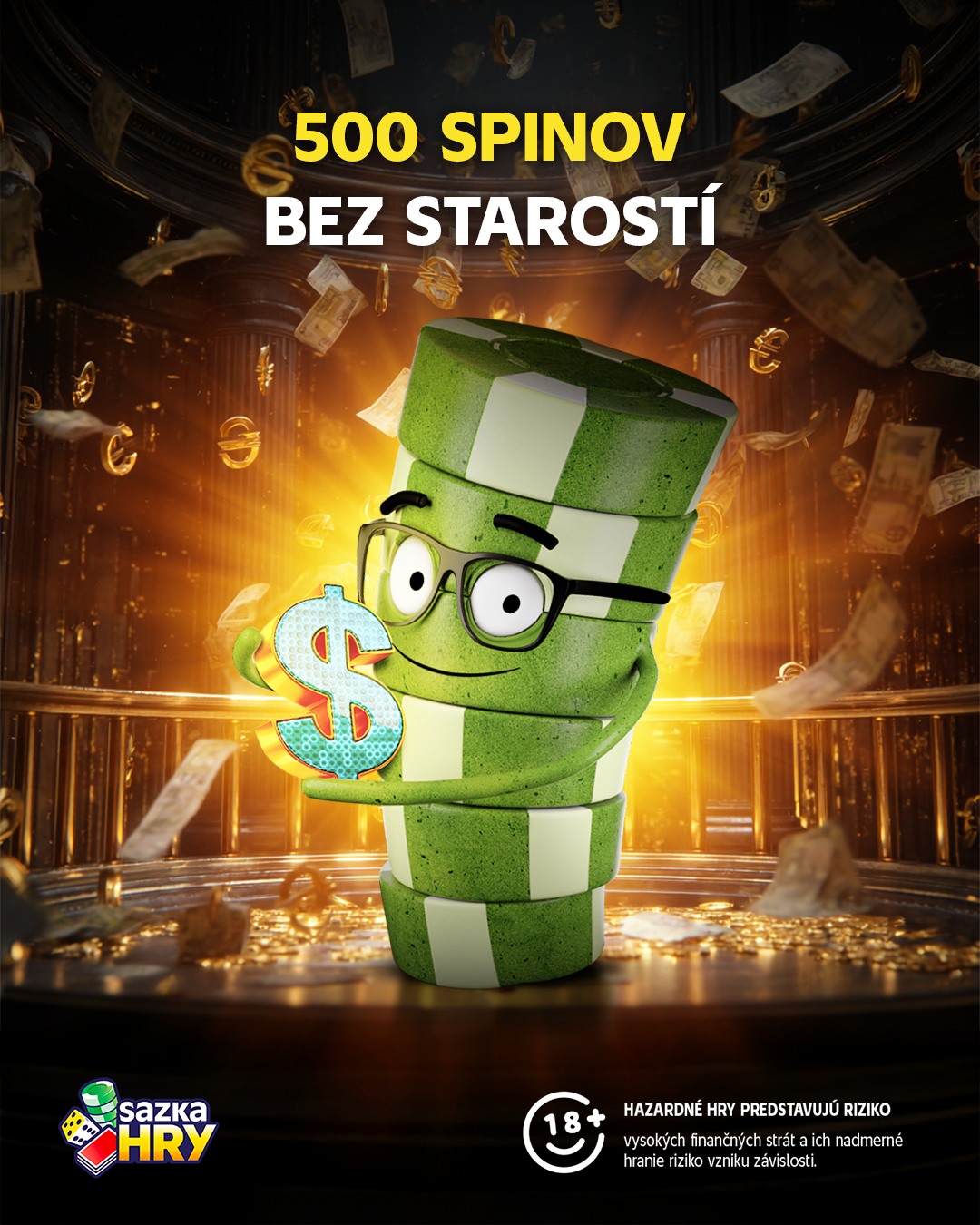 Bezrizikových 500 spinov