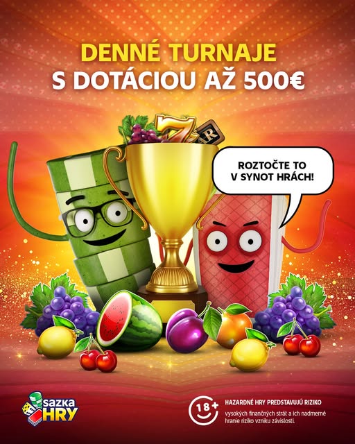 Denné turnaje až za 500€
