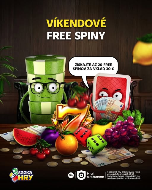 20 spinov na víkend