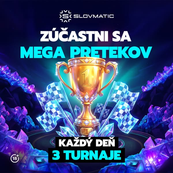 MEGA preteky v Slovmatic: body, rebríček a denné turnaje