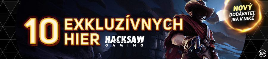 Desať nových automatov od Hacksaw Gaming v ponuke kasína Niké