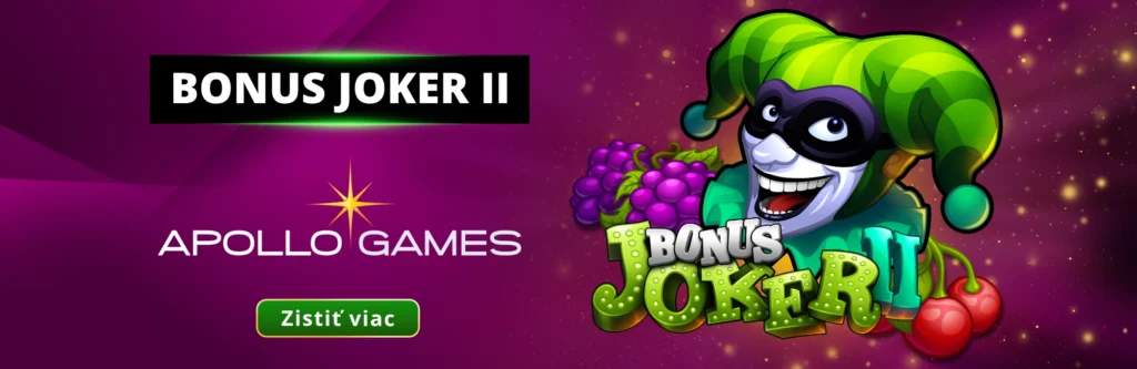 Nový automat Bonus Joker II dostupný v kasíne MonacoBet