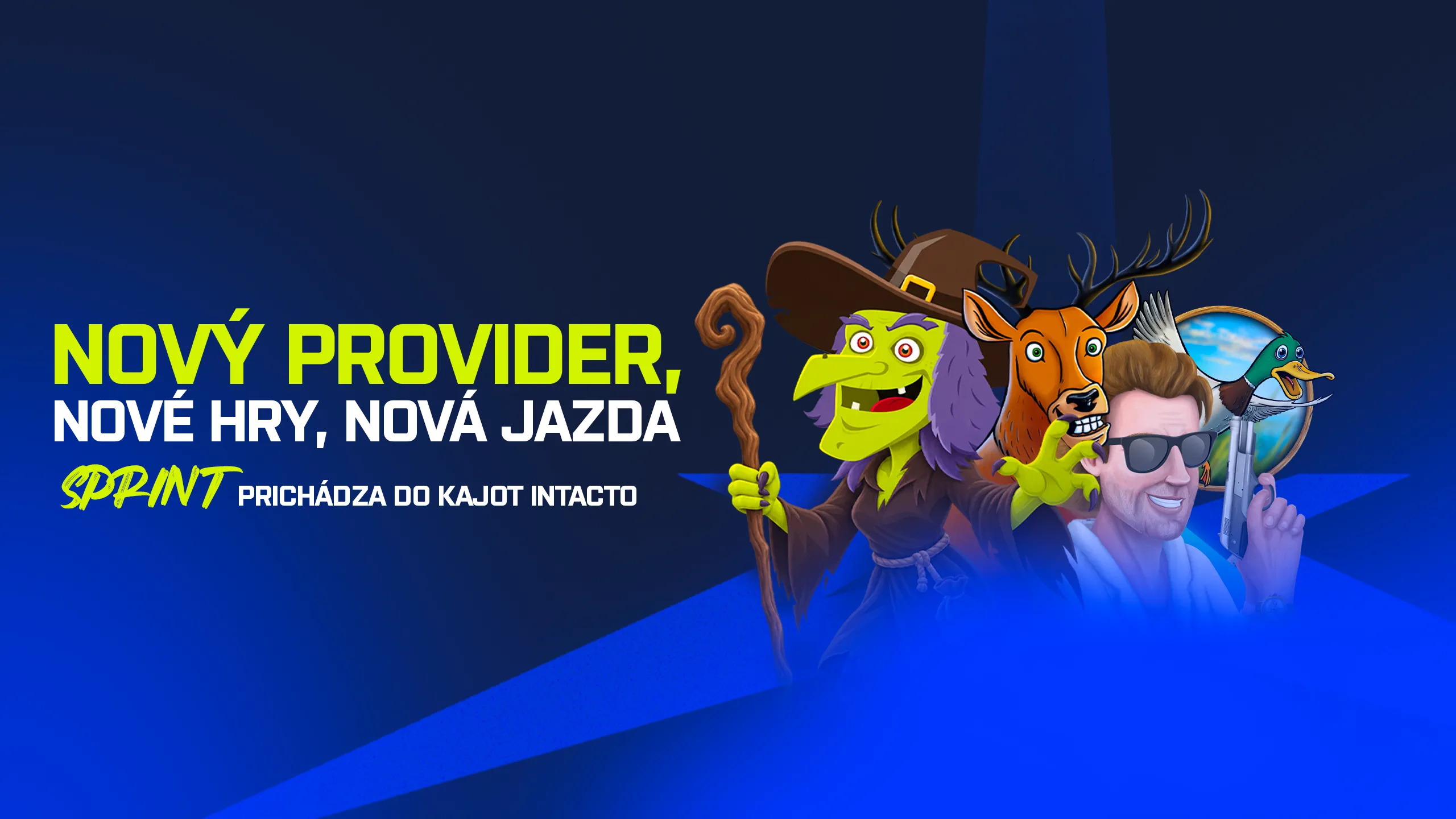 Deväť nových automatov od Sprint Gaming v Kajot Intacto
